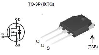 IXTQ30N60P, Стандартный N-канальный силовой MOSFET